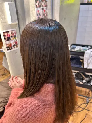 セミロング カラー Bruder所属・岡本 蓮央のヘアスタイル