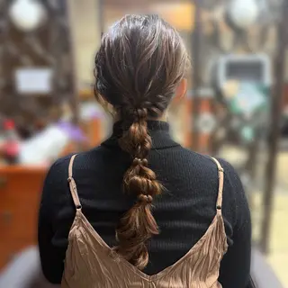 ロング ヘアアレンジ tiptop池袋所属・🎀無料カット モデル募集中🫧池袋のヘアスタイル