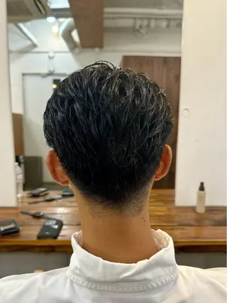 ショート メンズ 横浜/メンズ特化/ Farbe/田中颯斗のヘアスタイル