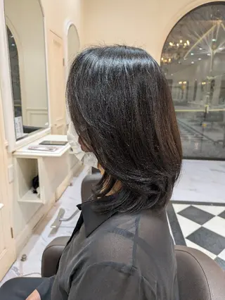 セミロング Salon de with根本博史のヘアスタイル