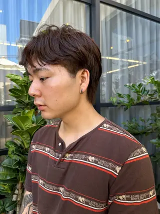 ショート sho メンズカット　パーマのヘアスタイル