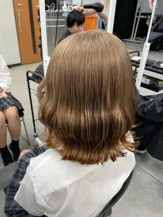 ミディアム ハイトーン 横浜💞ミオのヘアスタイル