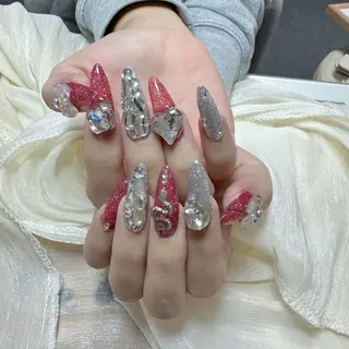 ネイル 🎀nana🫧 ワンホンネイル🎀のネイルデザイン