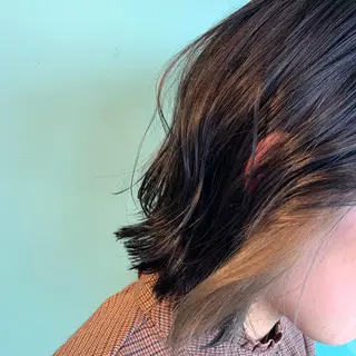 ミディアム カラー 高橋友里亜 /フリーランスのヘアスタイル