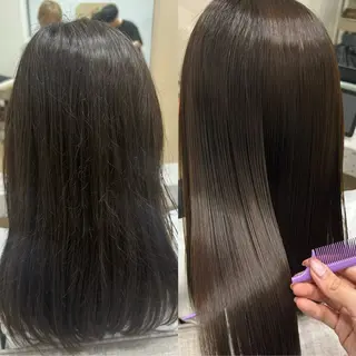 ミディアム 🌜韓国/艶髪/縮毛 /kokoro🌛のヘアスタイル