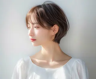 ショート 近藤 若菜のヘアスタイル