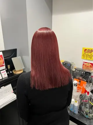 セミロング カラー メンズカット/シャ ドウパーマ/KOBAのヘアスタイル