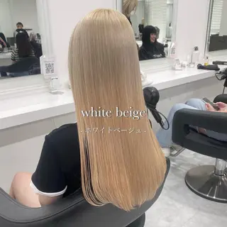 ロング カラー ハイトーン/ダブルカ ラー/RINKA🎀のヘアスタイル