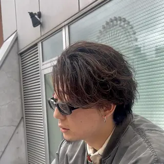 パーマ ヘアアレンジ メンズ フェザーオーダー Ｎｏ．1美容師のヘアスタイル