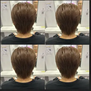 ショート 🔥メンズ特化渡辺 🔥ブリーチカラーのヘアスタイル