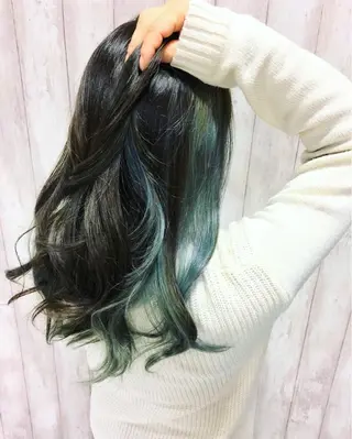 セミロング ロング カラー トップスタイリスト 小澤純一のヘアスタイル