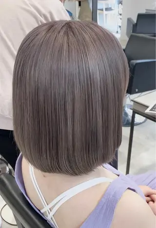 ミディアム 🌈モテ色 村上のぶきのヘアスタイル