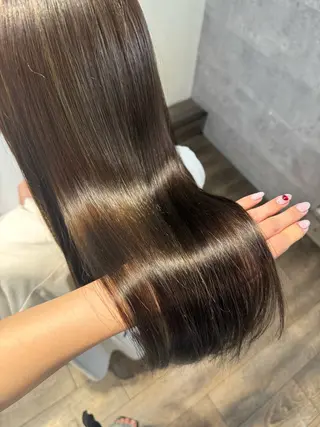 セミロング MIREI /韓国風 ショート/大阪美容室のヘアスタイル