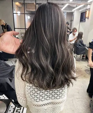 セミロング メンズカット/パーマ 艶カラーTAIGA︎のヘアスタイル