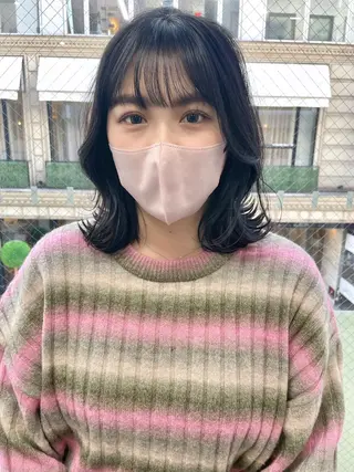 ミディアム 🌸インナーカラー 🌸藤井春華のヘアスタイル