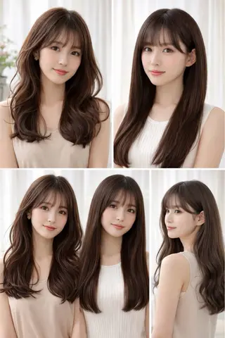 ロング 畑 美遥のヘアスタイル