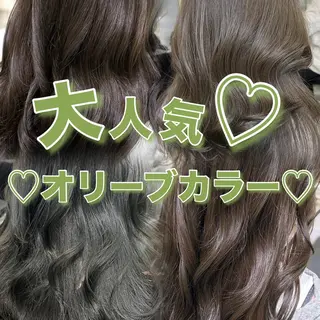 セミロング カラー 💖ダブルカラー/ ケアカラー/レナ💖のヘアスタイル