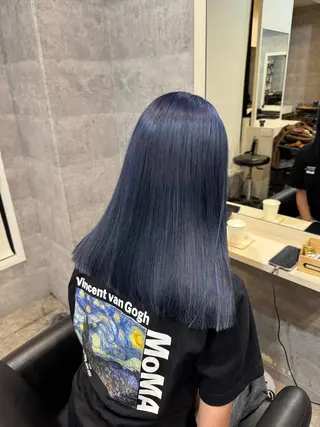 セミロング カラー BEL所属・三池 ブルノのヘアスタイル