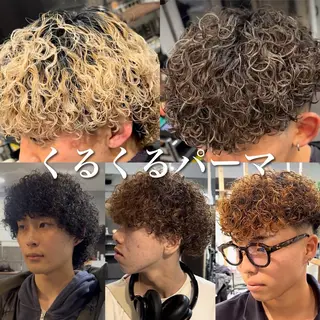 パーマ メンズ 年間2000名担当◎ パーマ職人/仲原佑樹のヘアスタイル