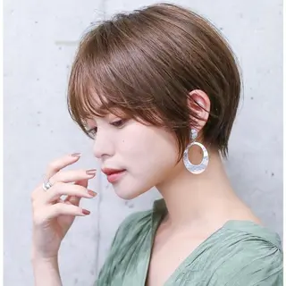 ショート 森山 佳小里/カラー /似合わせカットのヘアスタイル