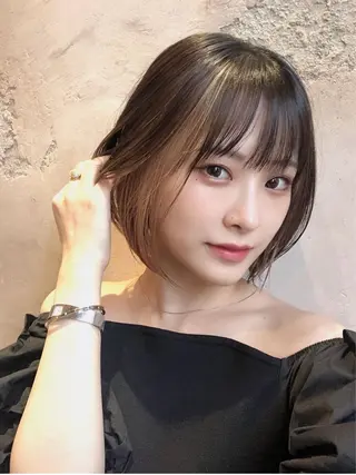 カラー 山田勇真 ボブ/縮毛矯正/金山のヘアスタイル