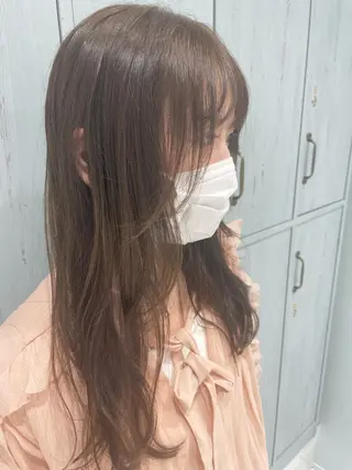 ロング カラー shigeru cut club 神田久志本店＆lag所属・田島 仁美のヘアスタイル