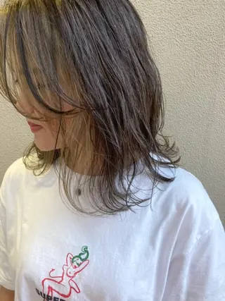 ミディアム カラー カラーリスト菅野 竜矢🌈のヘアスタイル