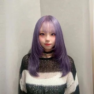 セミロング 🖤韓国系🇰🇷カ ラー/kokona❕のヘアスタイル