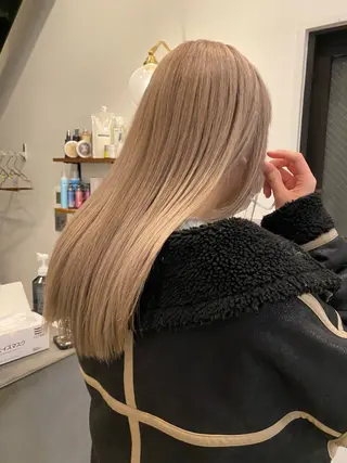 セミロング カラー ボブ／パーマ指名 No. 1🍃れんとのヘアスタイル