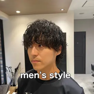 ショート パーマ メンズ 上野⭐️メンズ特化 森田道成のヘアスタイル