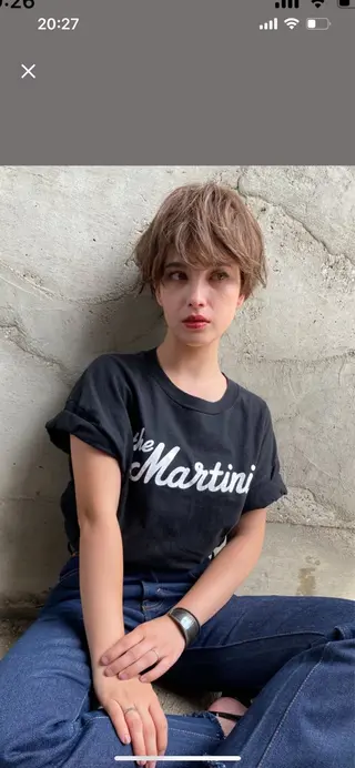 ショート 宮口かなた🍊 カットモデル募集のヘアスタイル