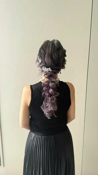 ロング 濱田 剛志のヘアスタイル