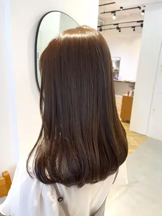 ミディアム 池田 未瑠のヘアスタイル