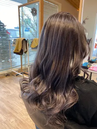 ロング カラー 関口 友行のヘアスタイル