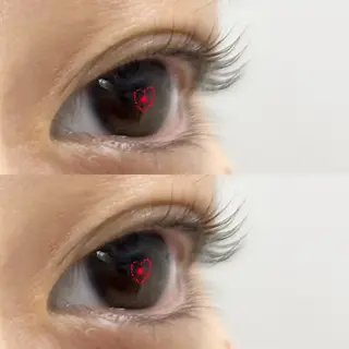 マツエク・マツパ B by eye candy 渋谷所属・eyecandy 💜にこのマツエク・マツパデザイン