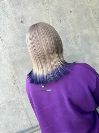 ミディアム カラー デザインカラー🎨 下北沢 / 磯部のヘアスタイル