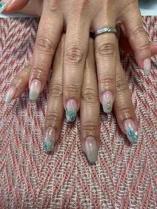 ネイル rukianail 新里のネイルデザイン