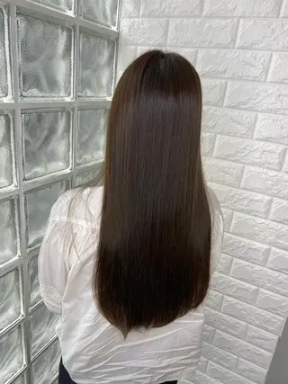 セミロング カラー 美容師歴18年 ALBA 齊藤のヘアスタイル