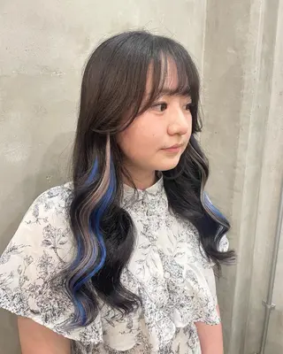 ロング ヘアアレンジ 【ピンク/韓国ヘア/ ヘアセット】亜海のヘアスタイル