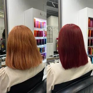 ミディアム カラー ⠀ 那月のヘアスタイル