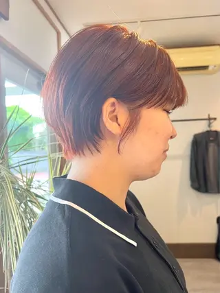ショート re.share所属・茅ヶ崎/ショートボブ /ハイトーン/片野のヘアスタイル