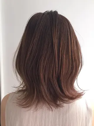 ミディアム カラー ヘアアレンジ ✨ハイクオリティ✨ 山本香也のヘアスタイル