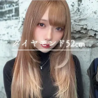 ロング 甘辛地雷☘韓国系❦ エクステNo1♡ルナのヘアスタイル