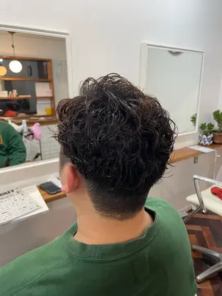 ショート パーマ mopa所属・mopa_kaede 暖色カラー/ロングのヘアスタイル