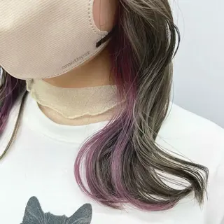 セミロング カラー JUNSHIN🦋 ヘアセット／カラーのヘアスタイル