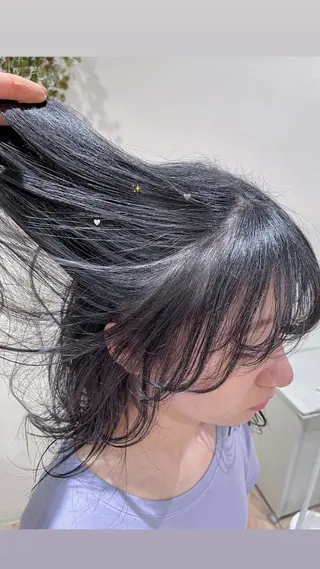 セミロング カラー 似合わせカット ▫️ｲﾁｶ🌻のヘアスタイル