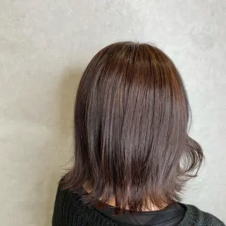 ミディアム 福岡縮毛矯正✨️ ストレート 向井和輝のヘアスタイル