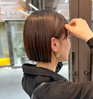 ショート mee.表参道所属・ボブ/ショート /パーマ/shinのヘアスタイル