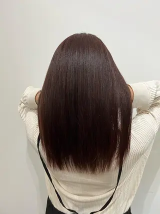 ミディアム カラー ヘアアレンジ Lupinus所属・【艶カラー】石山拓人 /ブリーチのヘアスタイル