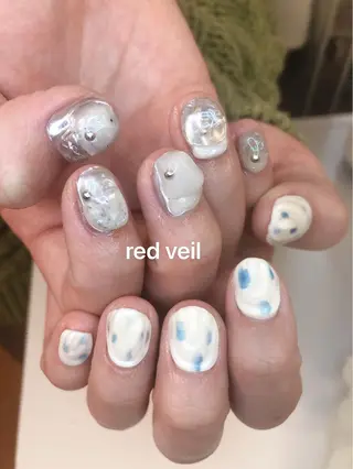 ショート ネイル 長さ出し専門 nynaのネイルデザイン